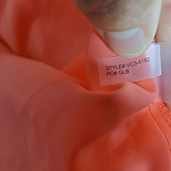 Vince Camuto Pleated Tiered  Flutter Sleeve Dress Size 16W - Picture 11 of 11